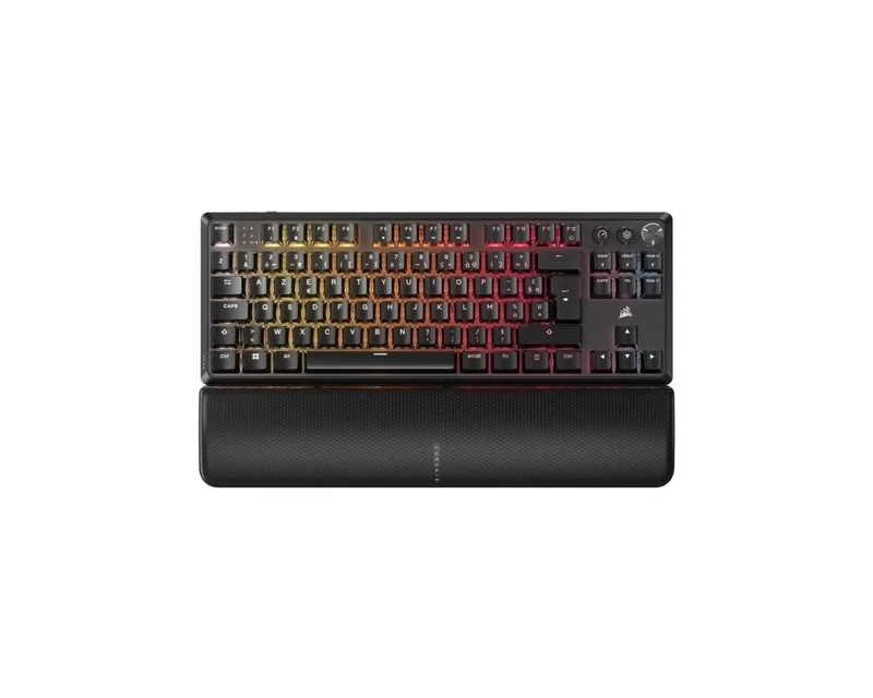 Corsair ORSAIR K70 Core TKL Wireless RGB Keyless Mechanical Gaming Keyboard - MLX Red v2 Linear Switches Pre-Lubricated - ABS Key Caps - AZERTY FR - Black