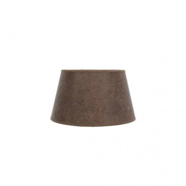 Zarivy Salma E27 Rusty Lampshade Measures 25cm Diameter, 20cm Depth and 15cm Height. Tapered Design That Will add an Industrial and Sophisticated Touch to Any Room.
