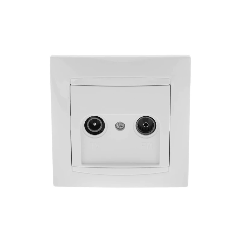 Zarivy Recessed TV Antenna Base, Compact Design, Easy Installation, Provides Optimal Signal for Digital Channel Reception.