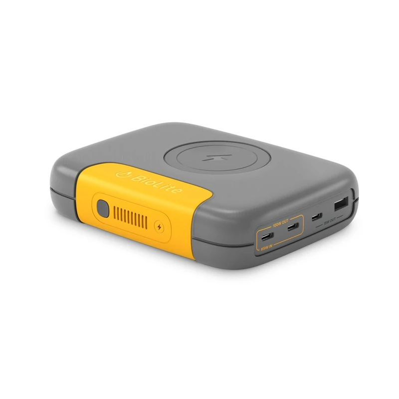 BioLite Unisex Cbd0100 Power Bank, Orange/Grey - Image 1