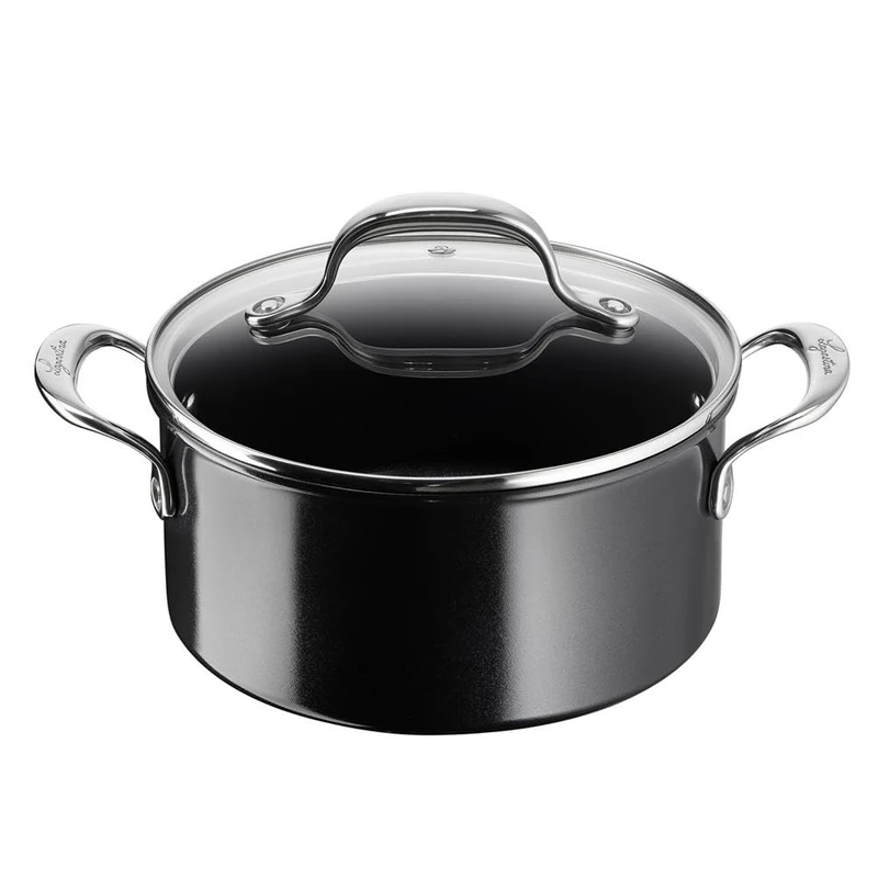 Lagostina Desideria Non-Stick Deep Casserole Dish 20 cm with Ceramic Coating for Fast Heating and Even Cooking, Suitable for All Hobs