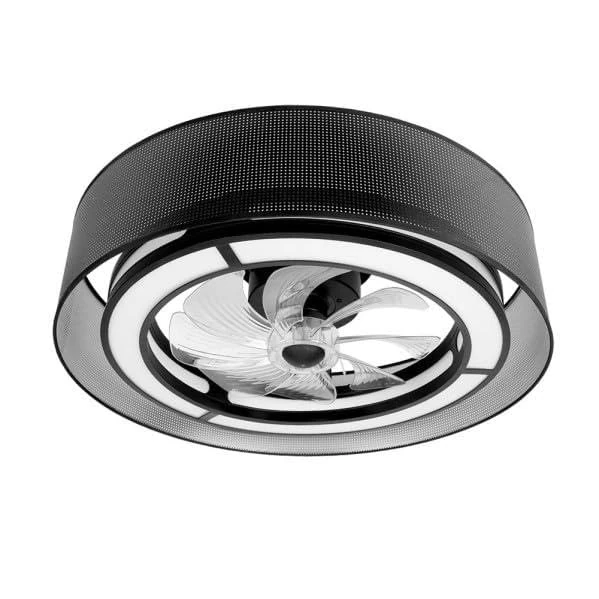 Zarivy DC Fan 58W, 8 Blades, 60D, 5900lm, 6 Speeds, 3 Colors, Remote Control, Memory and Timer; Ideal for Space freshening.