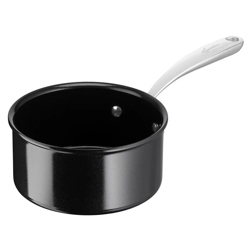 Lagostina Desideria Non-Stick Long Handle Casserole Dish 16 cm with Ceramic Coating for Fast Heating and Even Cooking, Suitable for All Hobs