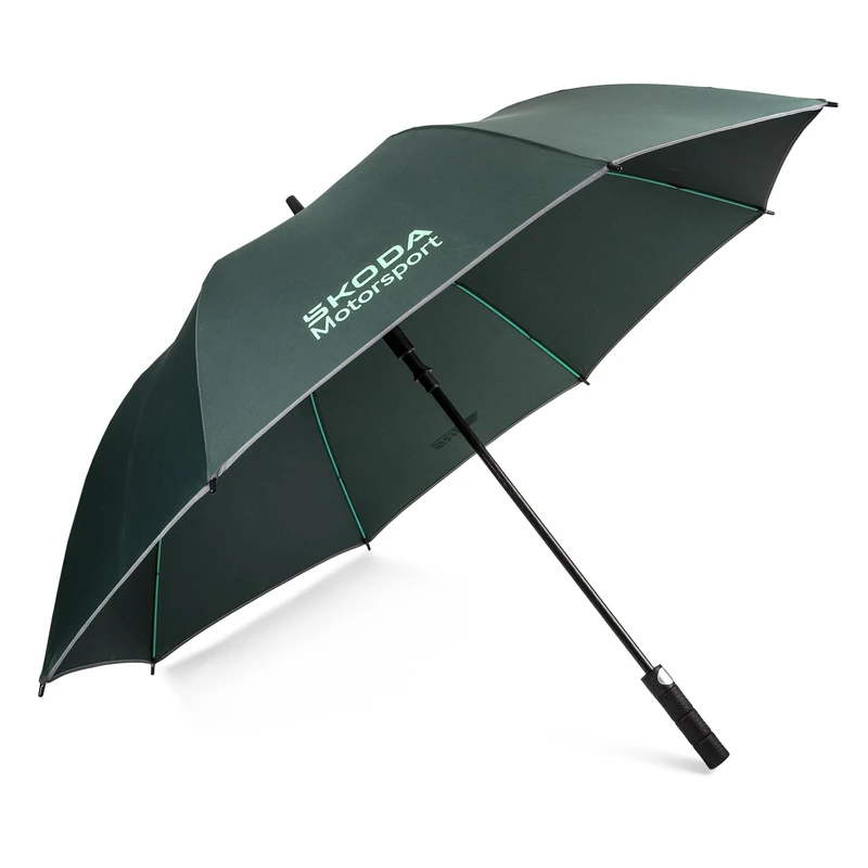 Skoda 6U0087600 Umbrella with Motorsport Lettering Green, Green, Classic