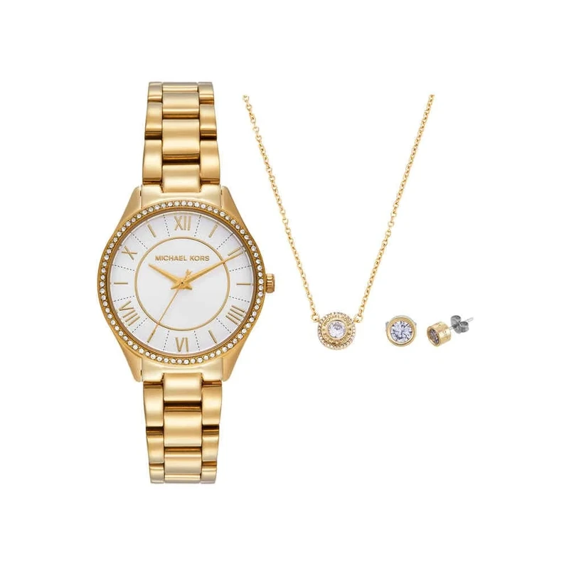 Michael Kors MK4849SET Ladies Lauryn Watch and Jewellery Gift Set