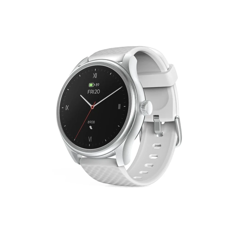Hama 5010 Inch Waterproof Smart Watch (Sports Watch, 1.38 Inch TFT Screen, Call Analysis, Sleep Analysis, Siri/Google Voice Control, IP68 Waterproof), Silver