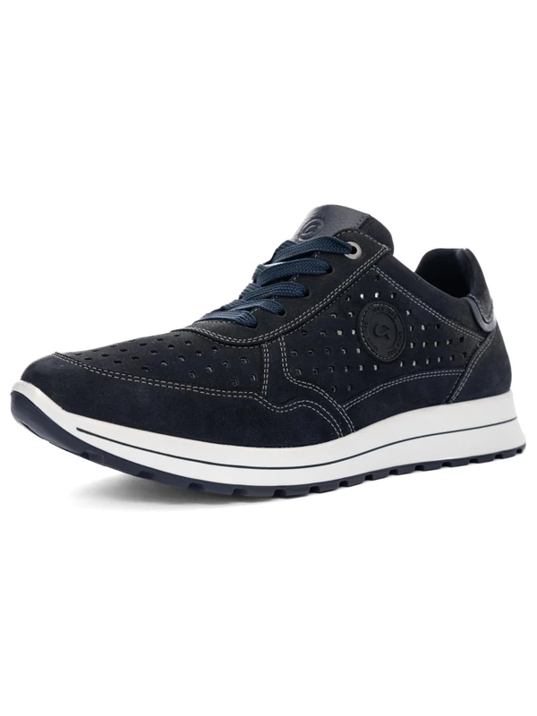 ARA Men's Matteo Sneaker, Blue, 9 UK - Image 1