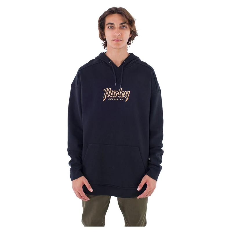 Hurley Ironclad Heaveyweight Fleece Po Hoodie Men, Black, XL
