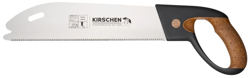 Kirschen Carpenter's Saw with Cork Handle (Saw Blade Length 300 mm, Length x Width 475 x 135 mm, 14 Teeth per Inch, Wood Saw, Hand Saw) 4400300 - Image 1