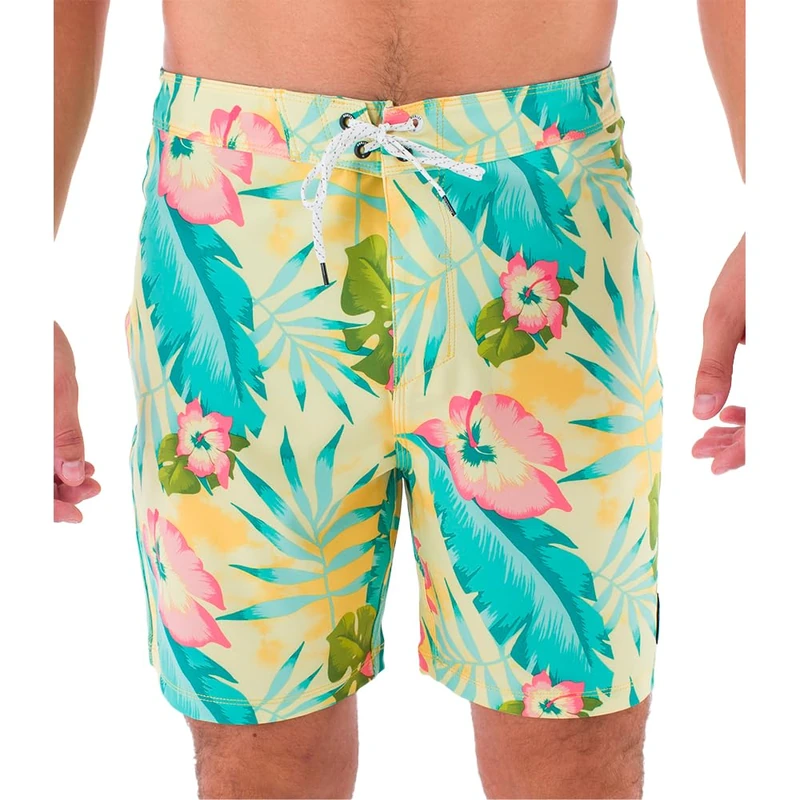 Hurley Men's Phantom-eco Classic 18" Swim Trunks, Pineapple, 32