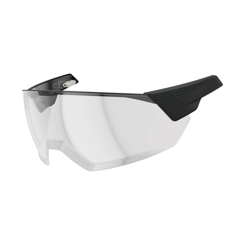 ABUS MagneticVisor for the HYP-E Bicycle Helmet - and the ACE and BL.ACE versions - magnetic Helmet Visor protects in wind and weather - Bicycle Helmet Accessories - Size S/M, clear