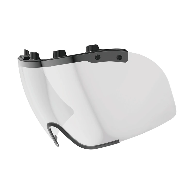 ABUS Visor for the GameChanger TT 1.1 Bike Helmet - anti-fog and form-fitting Visor for good visibility and Aerodynamics - easy to attach and remove - Bike Helmet accessory - Clear, Size M
