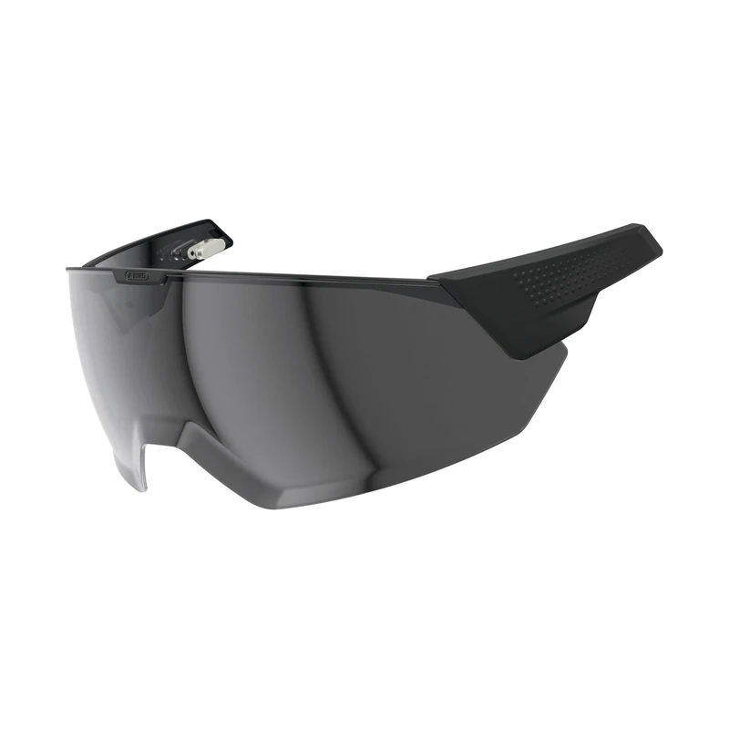 ABUS MagneticVisor for the HYP-E Bicycle Helmet - and the ACE and BL.ACE versions - magnetic Helmet Visor protects in wind and weather - Bicycle Helmet Accessories - Size S/M, smoke
