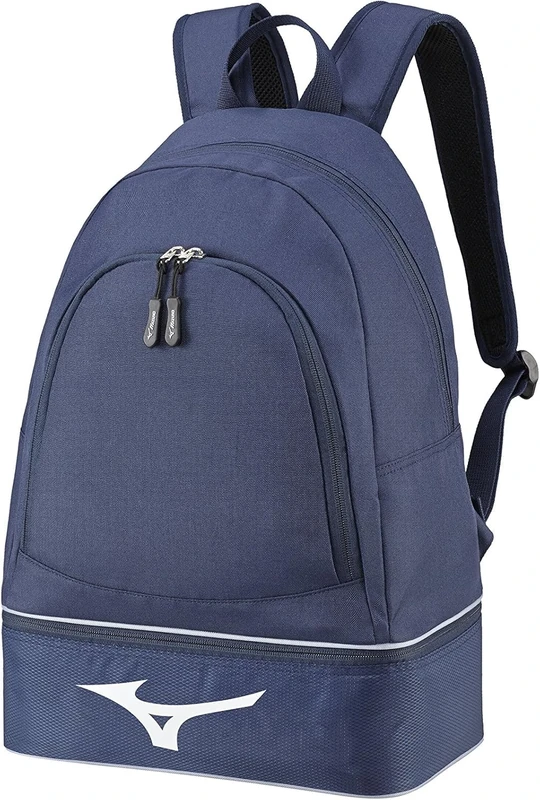 Mizuno Team Back Pack (5 Pack) Navy/White, One Size, Unisex, Navy/White, standard size, Casual