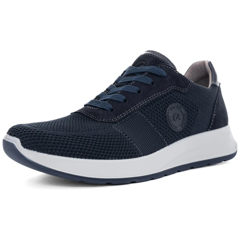 ARA Men's Matteo Sneaker, Blue, 10.5 UK - Image 1