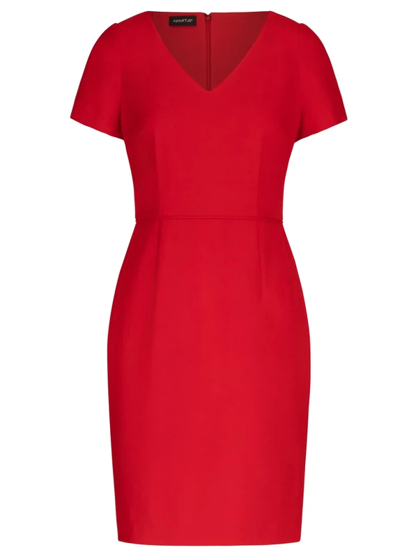 APART Fashion Women's Etuikleid Dress, red, 12