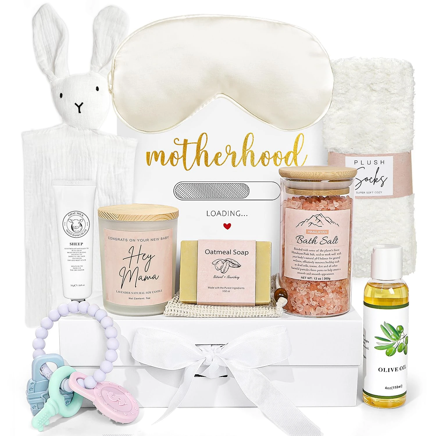 New Mum to Be Gifts Hamper, Baby Shower Gifts for Mum and New Born Baby Essentials, New Mum Gifts for Women After Birth, New Mum Pamper Kit, Maternity Gifts for Mummy To Be