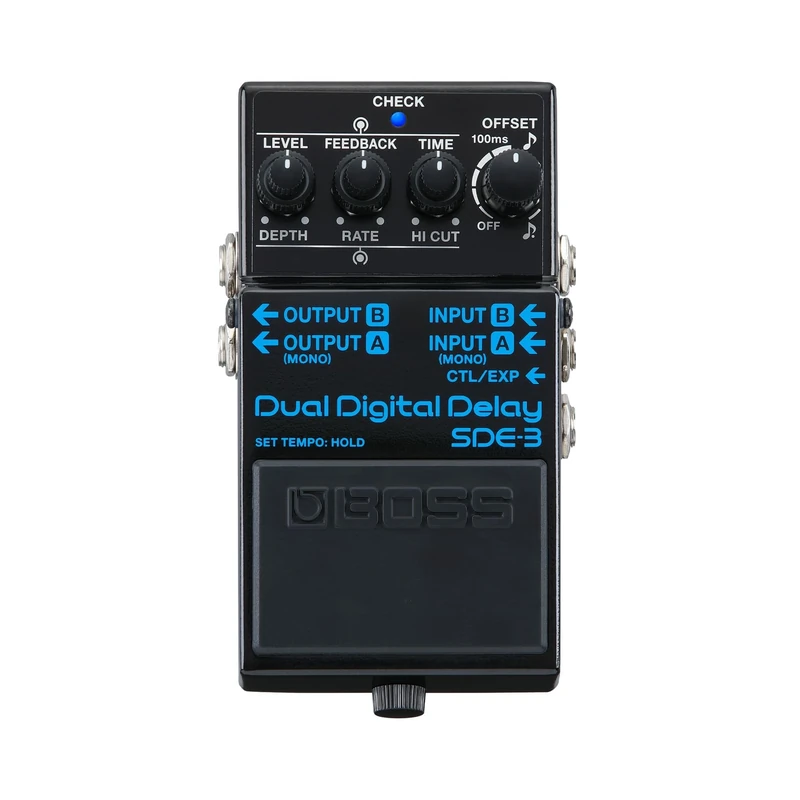 BOSS SDE-3 Dual Digital Delay Pedal | The Authentic Sound of the Legendary Roland SDE-300 | Compact Pedal | Versatile Modern Features | Longer Delay Times Up To 1600msec | MIDI/IO Connectivity