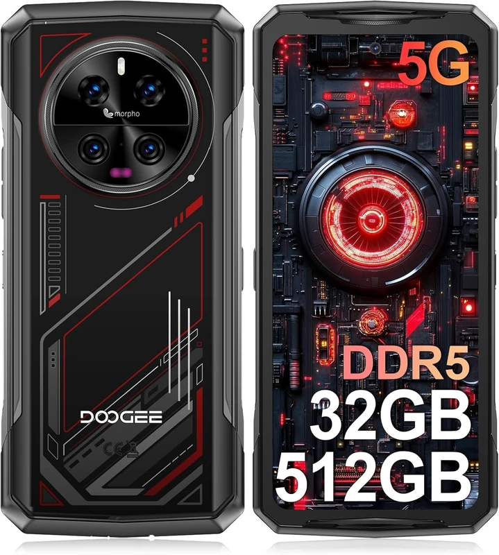 DOOGEE V40 Rugged Smartphone - 5G, 12GB RAM, 512GB, 6.78 inch - Image 1