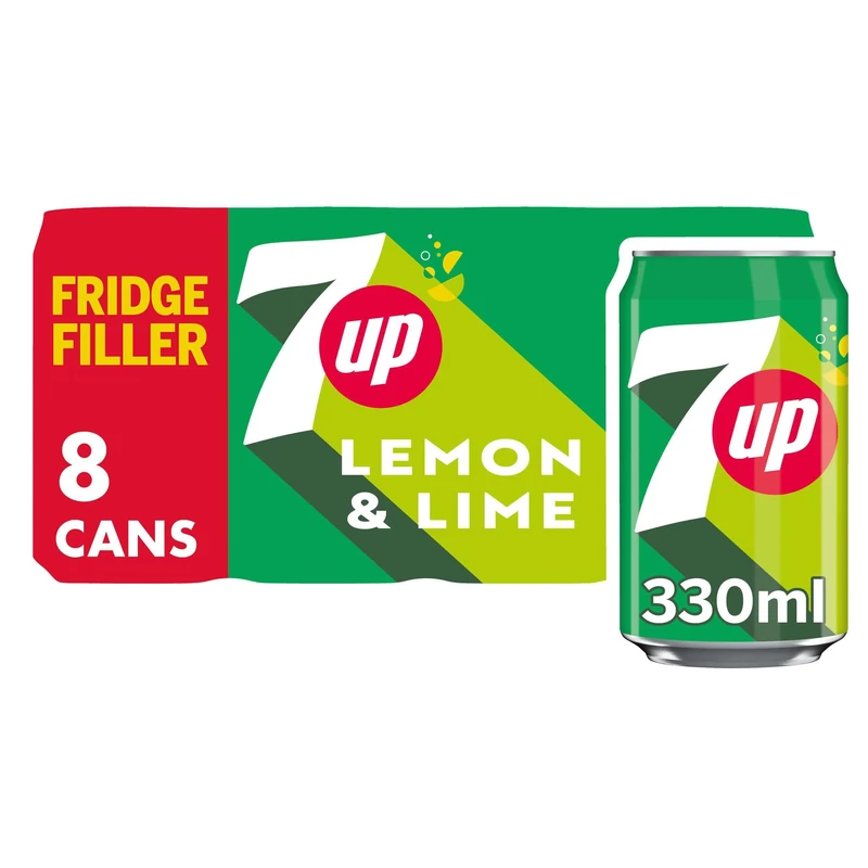 7UP Regular 8 x 330ml Cans