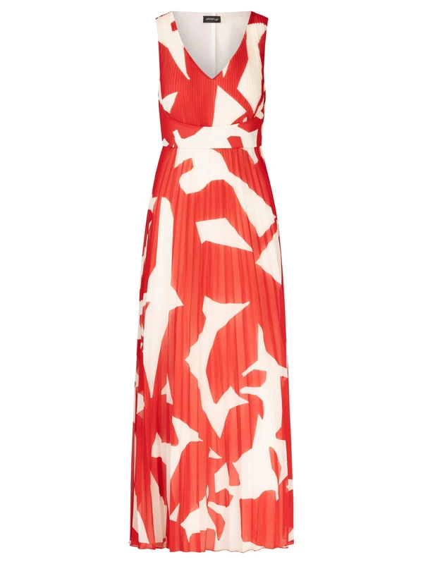 APART Fashion Women's Abendkleid Dress, red-Cream, 20