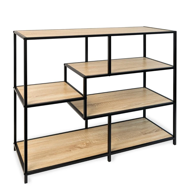 VINTHERA Moa Multifunctional Console with 5 Shelves, 100 x 34 x 90 cm