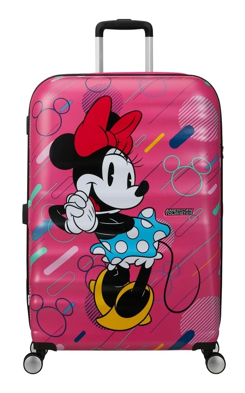 American Tourister Wavebreaker Disney FL - Spinner L, Case, 77 cm, 96 L, Multicolor (Minnie Future Pop)