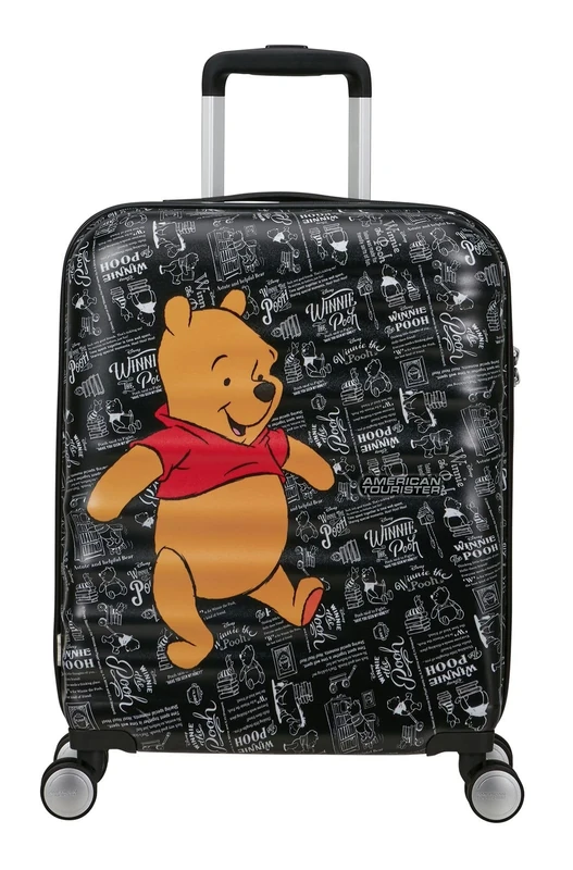 American Tourister Wavebreaker Disney FL - Spinner S, Hand Luggage, 55 cm, 36 L, Multicolor (Winnie The Pooh)