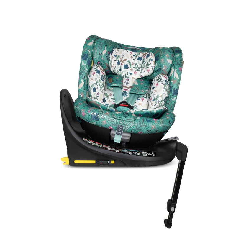COSATTO All in All Extra i-Size 360° Spin Rotating Car Seat - 360° Swivel, Group 0+123, 0-36 kg, 0-12years, ISOFIX, ERF, Exclusive Anti-Escape System (Masquerade)