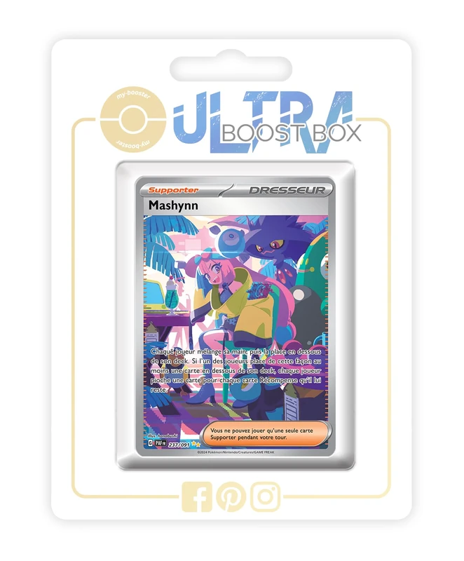 Mashynn (Iono) 237/091 Alternative Shiny Pokémon Gallery Trainer - 4.5 - Destinées de Paldea Box of 10 Pokemon French Cards