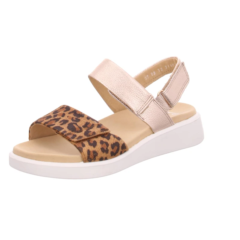 ARA Women's Madeira Sandals, Natural, Sand, EU 41 Wide, Natural sand, 8.5 UK