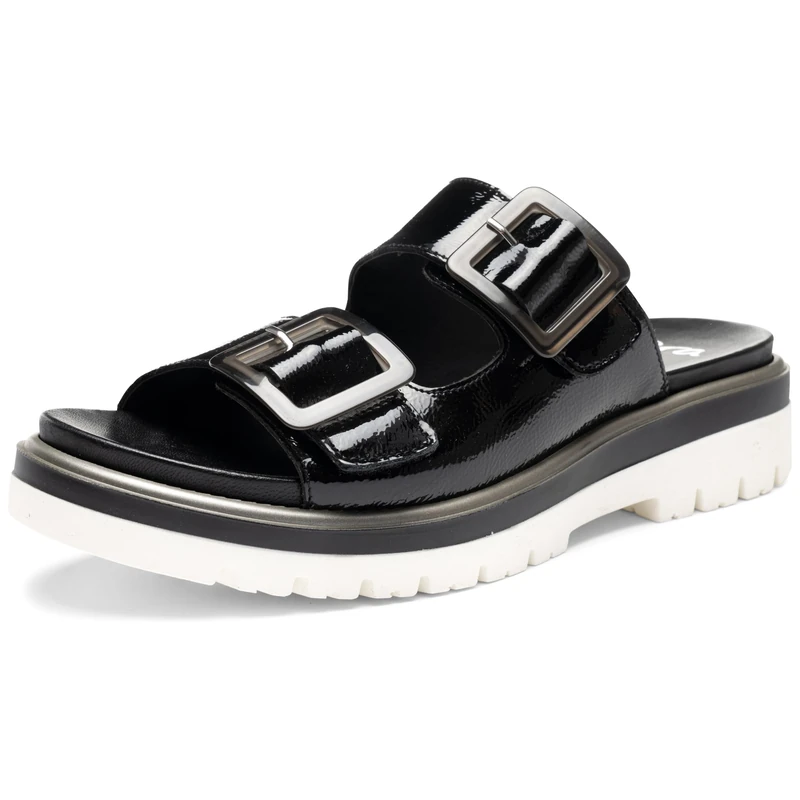 ARA Women's Malaga Sandals, black, 8.5 UK