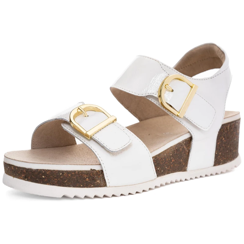 ARA Women's Norderney Sandal, White, 9 UK