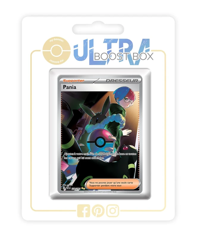 Pania (Penny) 239/091 Alternative Shiny Pokémon Gallery Trainer - 4.5 - Destinées de Paldea Box of 10 Pokemon French Cards