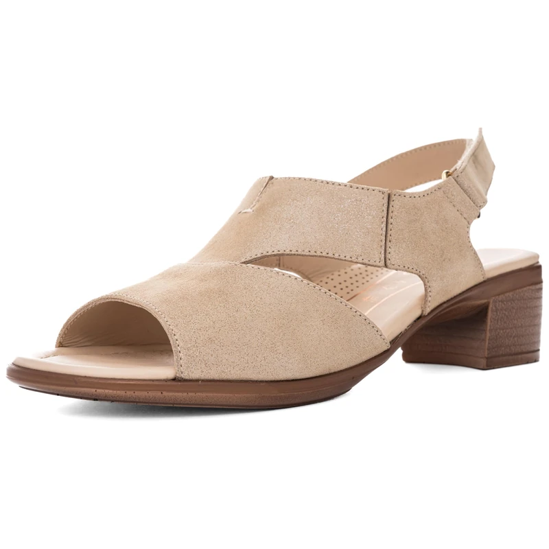 ARA Women's Lugano Sandal, Sand, 7.5 UK