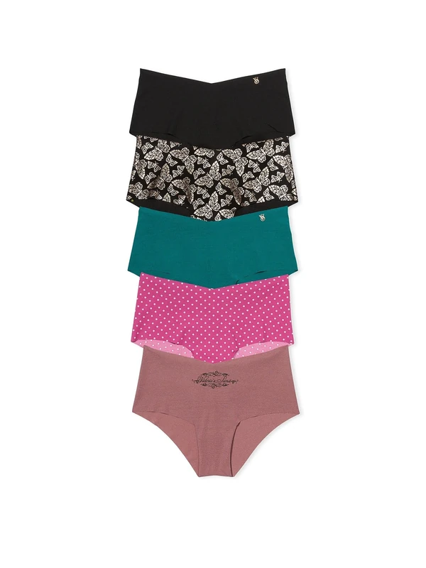 Victoria's Secret Women's No Show Cheeky Underwear, Minimal Coverage Panties for Women, Multi Pack (XS-XXL), Gen Bundle C001 Gen Nc01 02a1, S