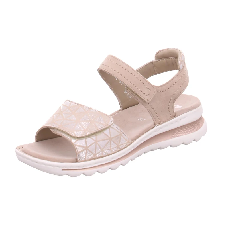ARA Tampa Women's Sandals Black, Sand, silver, sand, 9 UK - Image 1