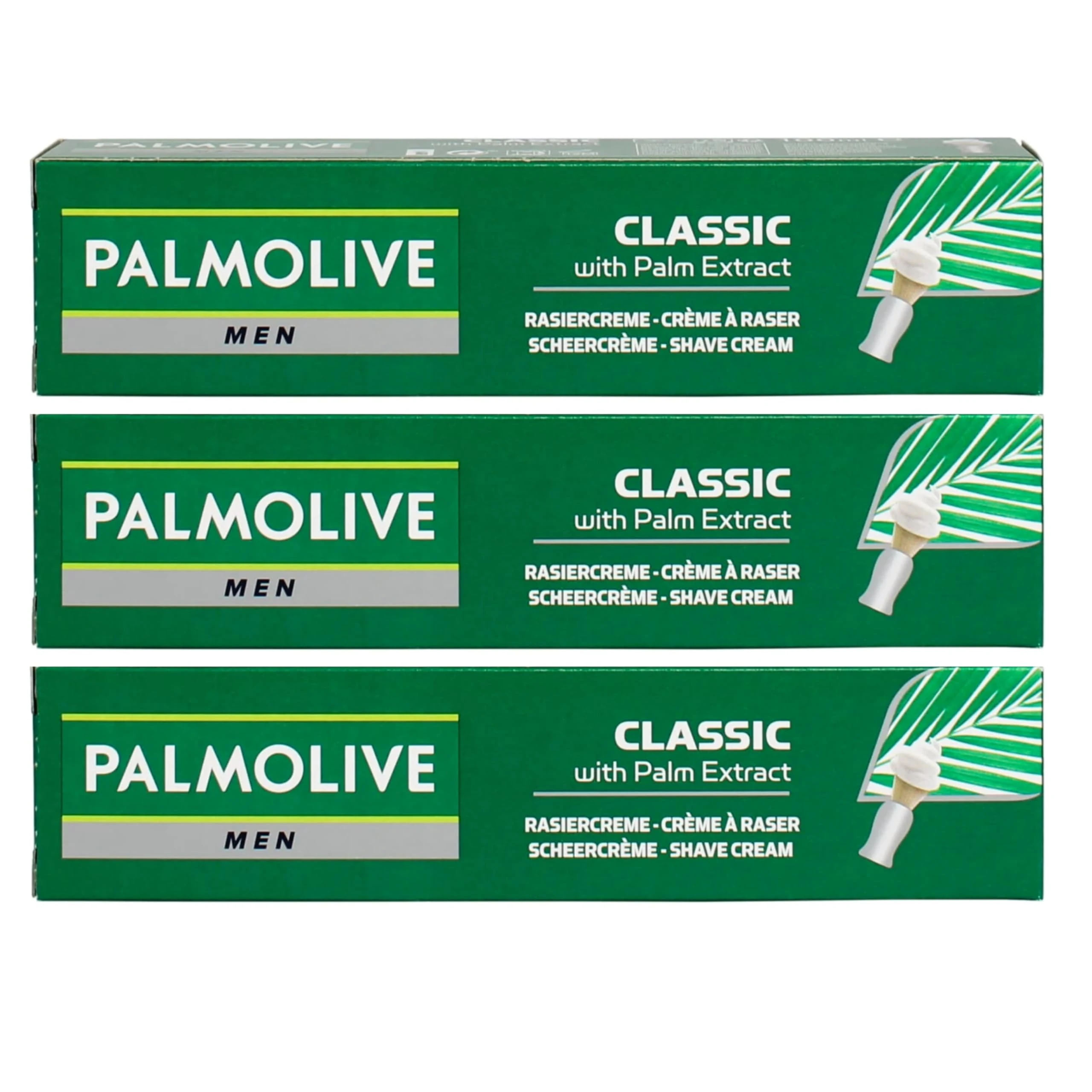 3 Pack - Palmolive Men's Shave Cream Bundle, Set of 3x 100ml.