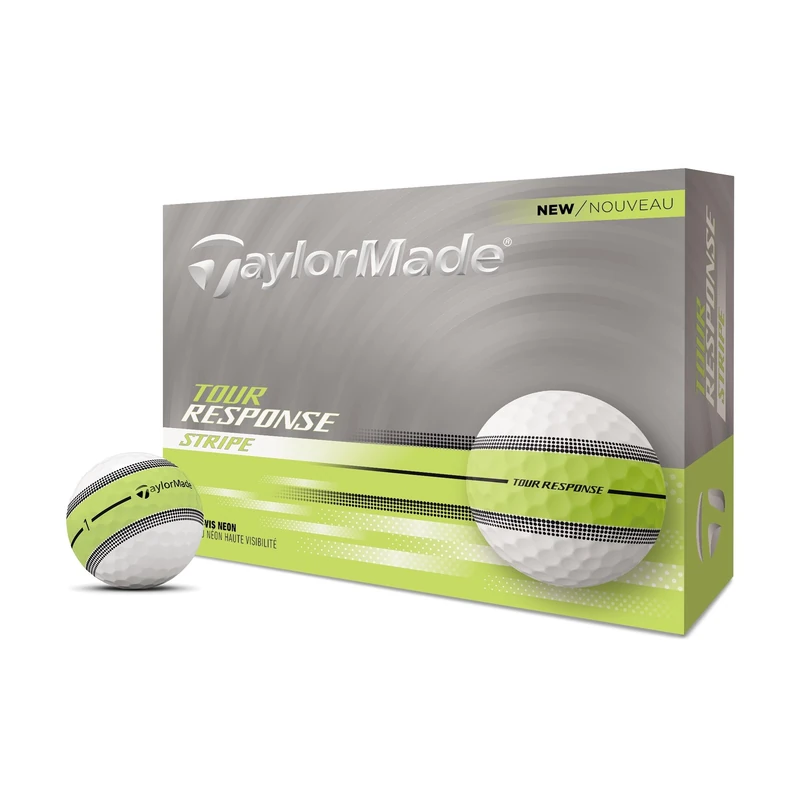 TaylorMade Golf 2025 Tour Response Stripe Yellow One Dozen