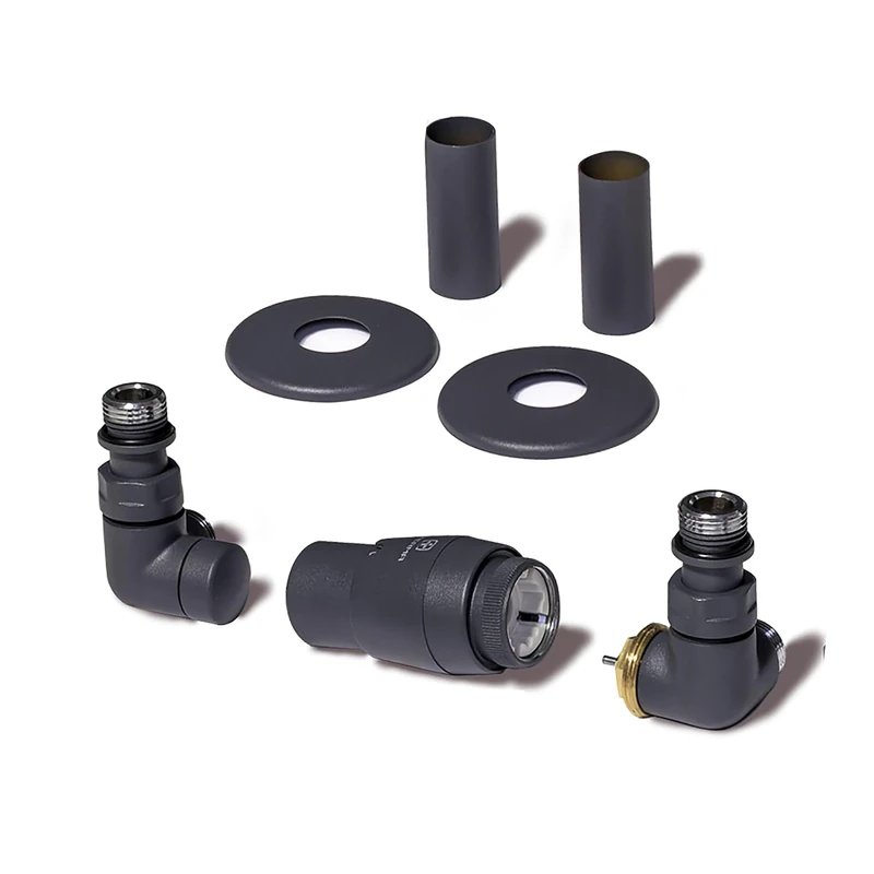 Terma Radiator Valves, Modern Grey