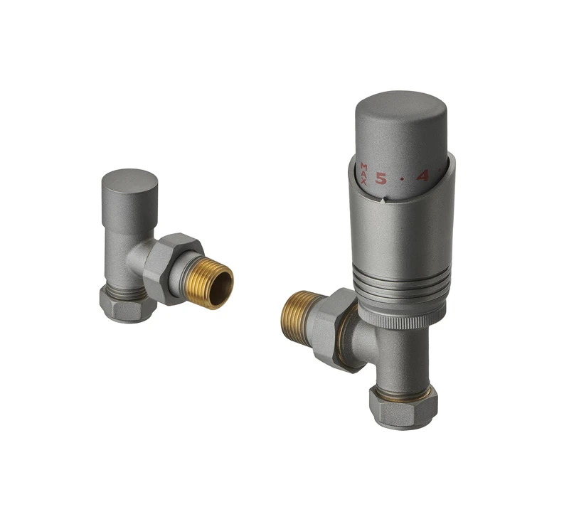 Terma Radiator Valves, Matt Grey