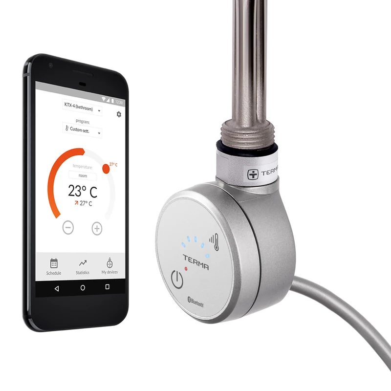 Terma MOA BLUE Bluetooth Controlled Heating Element - Silver