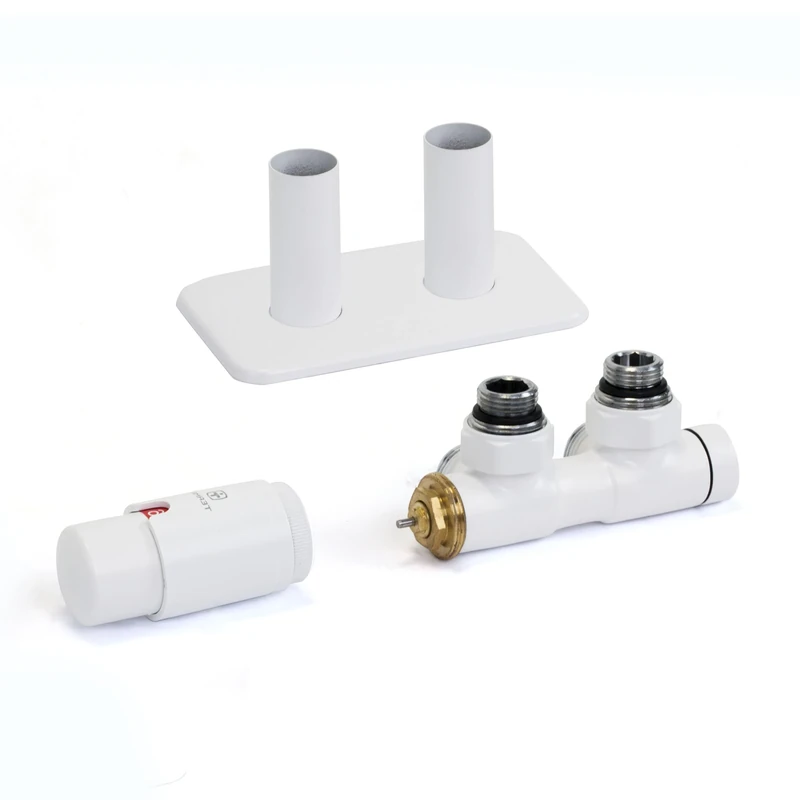 Terma Radiator Valves, White Soft RAL 9016
