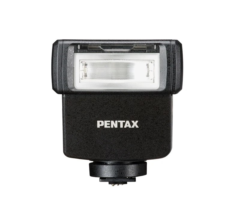 PENTAX AF180FG compact P-TTL auto flash, dustproof and weather-resistant construction, bounce-flash functionality, simplified operation