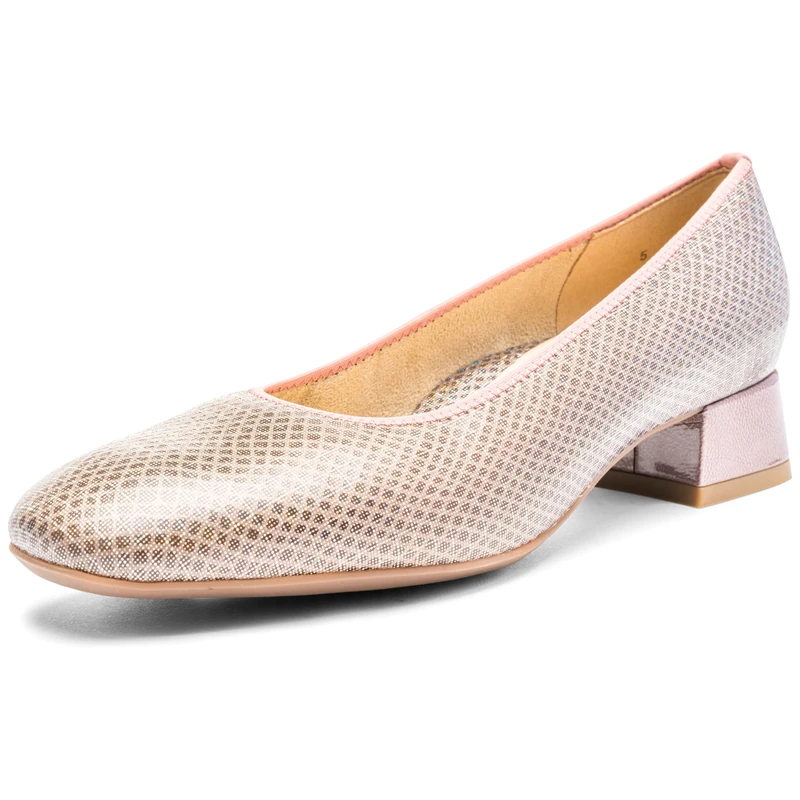 ARA Women's Graz Pumps, Cashmere, Dusky Pink, 38.5 EU Wide, Cashmere Dusky Pink, 6.5 UK