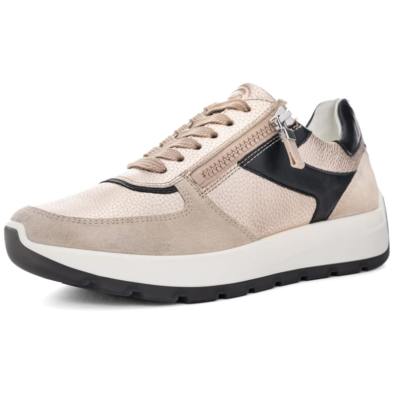 ARA Women's New York Trainers, Shell Sand Black, 35 EU Weit