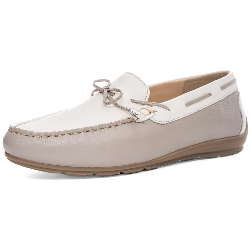 ARA Women's Alabama Moccasin, Shell Cream, 38.5 EU