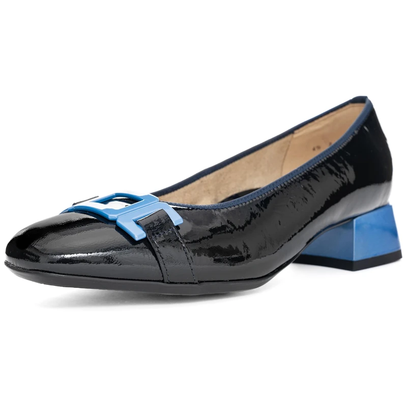 ara Women's Graz Pumps, Blue, 43 EU Wide, Blue, 9.5 UK