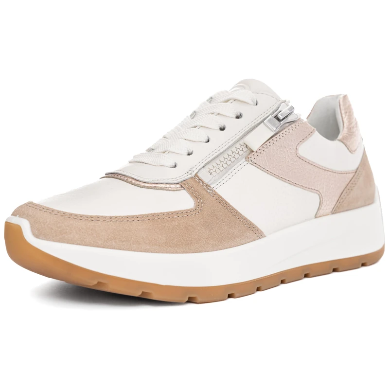 ARA Women's New York Trainers, Sand Cream, 41.5 EU Weit