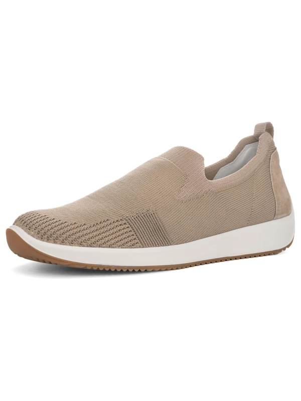 ARA Women Lissabon Loafer, Beige, 38.5 EU